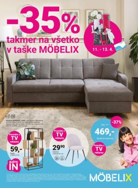 Möbelix - -35% takmer na všetko v taške MÖBELIX