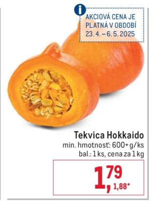 Tekvica HOKKAIDO