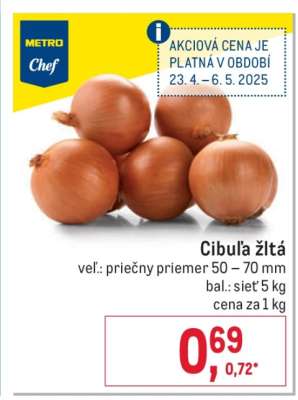Cibuľa žltá