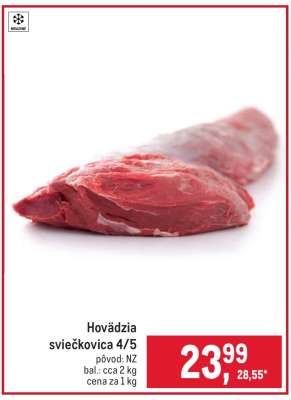 Hovädzia sviečkovica 4/5