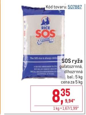 SOS ryža