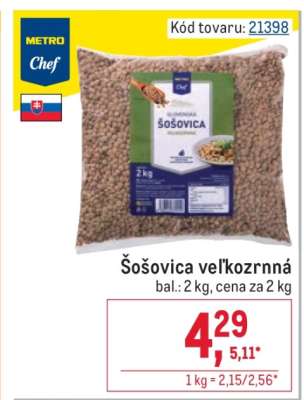 Šošovica veľkozrnná