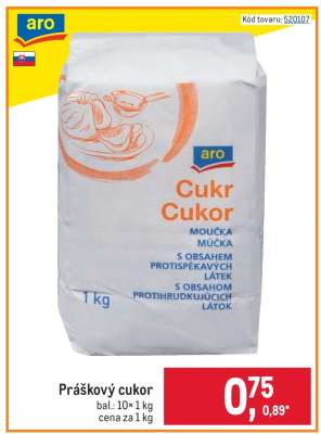 Práškový cukor