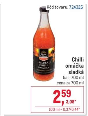 Chilli omáčka sladká