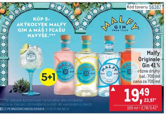 Malfy Originale Gin 41 %
