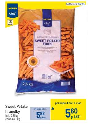 Sweet Potato hranolky