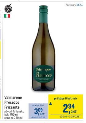 Valmarone Prosecco Frizzante