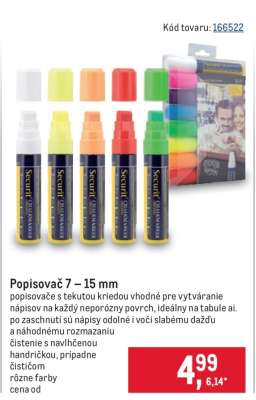 Popisovač 7 – 15 mm