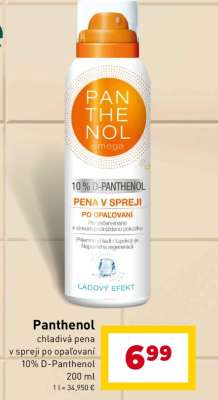 Panthenol chladivá pena v spreji po opaľovaní