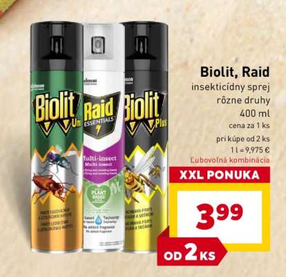 Biolit, Raid