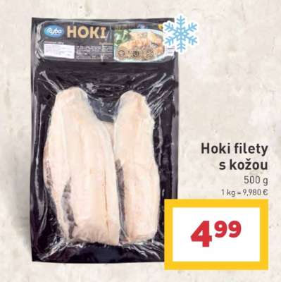 Hoki filety s kožou