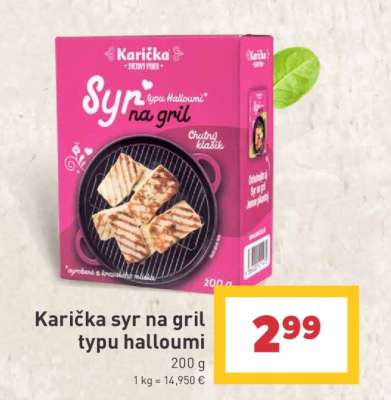 Karička syr na gril typu Halloumi