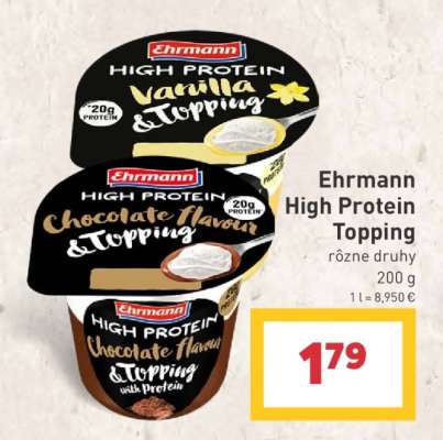 Ehrmann High Protein Topping
