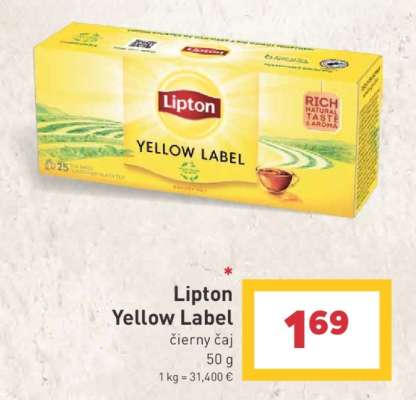 LIPTON YELLOW LABEL