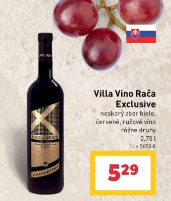 Villa víno Rača Exclusive