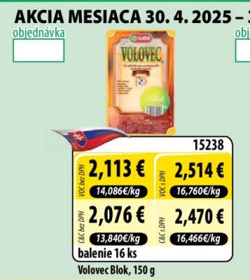 Volovec Blok, 150 g