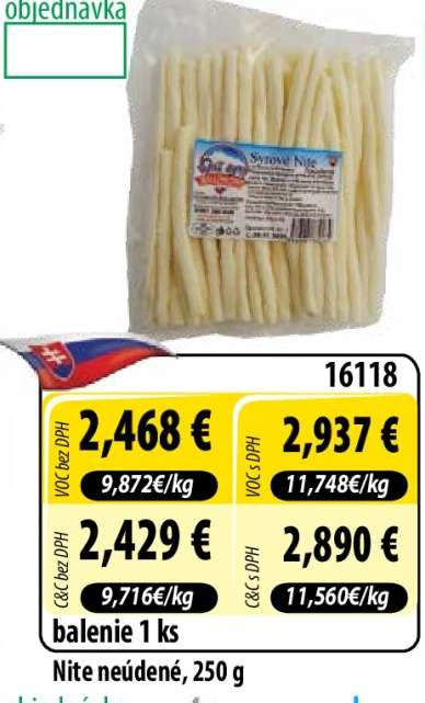 Nite neúdené, 250 g