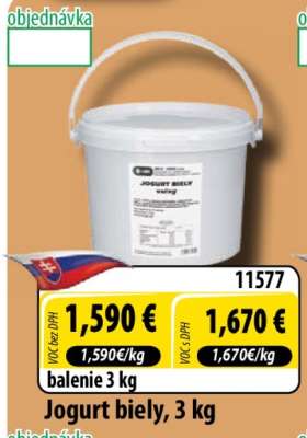 Jogurt biely, 3 kg