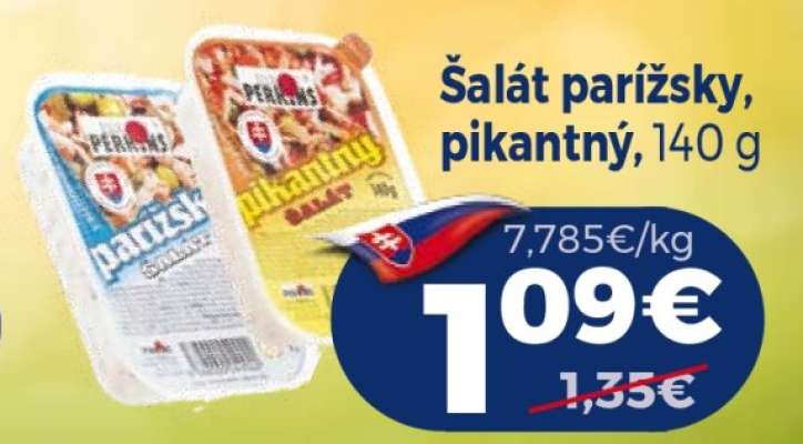 Šalát parížsky, pikantný, 140 g