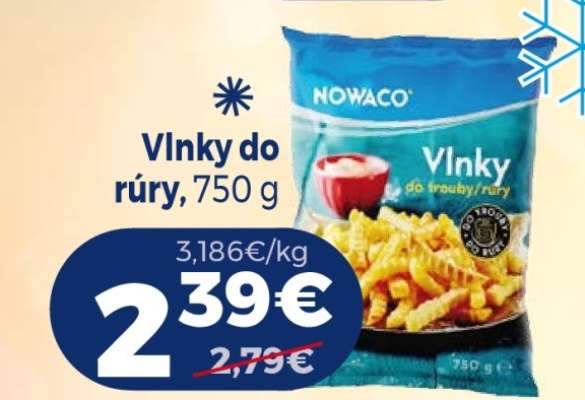 Vlnky do rúry, 750 g