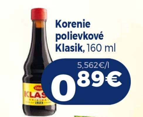 Korenie polievkové Klasik, 160 ml