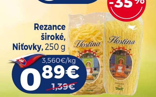 Rezance široké, Nitovky, 250 g