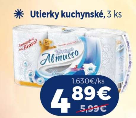Utierky kuchynské, 3 ks