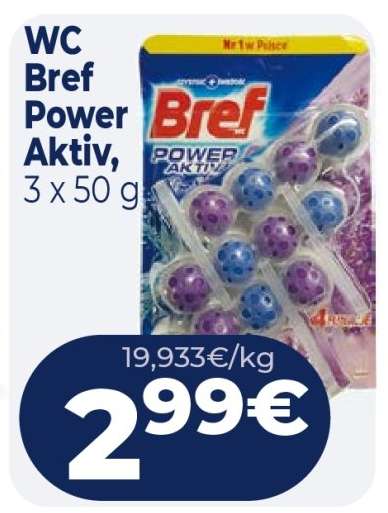 WC Bref Power Aktiv, 3 x 50 g