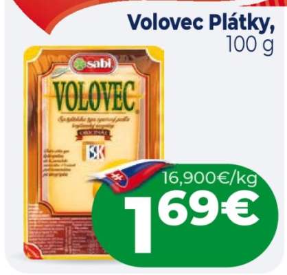 Volovec Plátky, 100 g