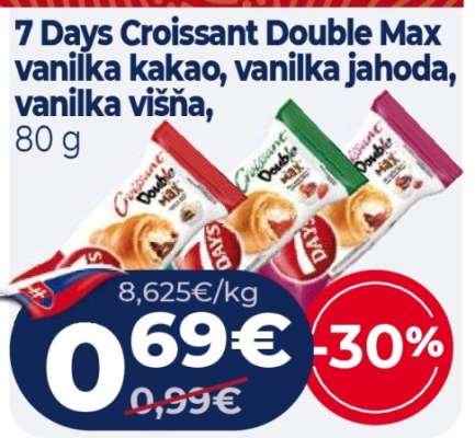 7 Days Croissant Double Max
