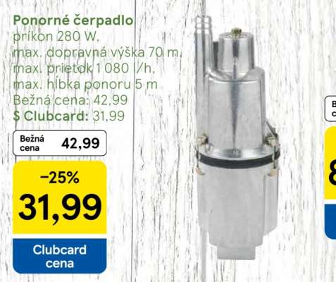 Ponorné čerpadlo