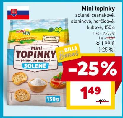 Mini topinky