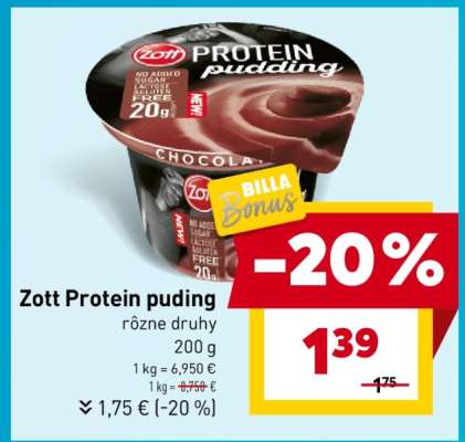 Zott Protein puding