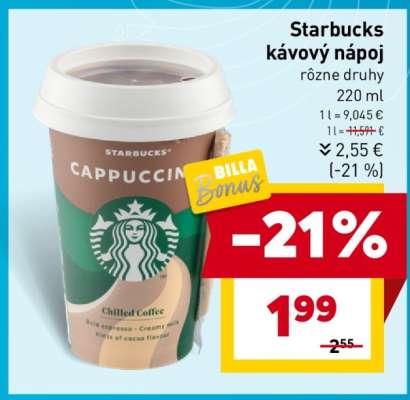 STARBUCKS Kávový nápoj