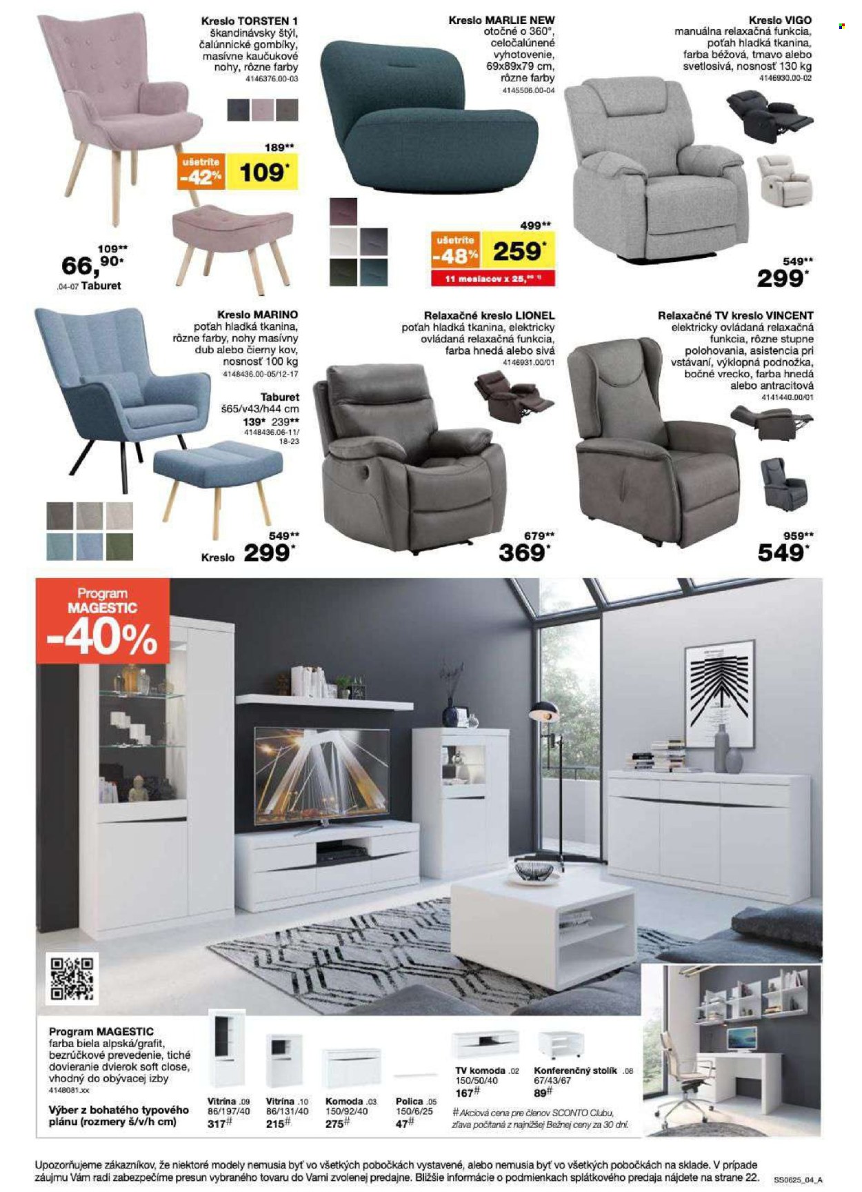 Leták Sconto nábytok - 30.4.2025 - 11.5.2025.