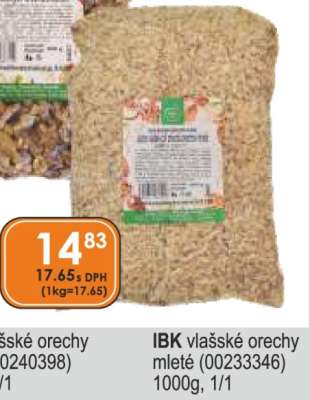 IBK vlašské ořechy mleté