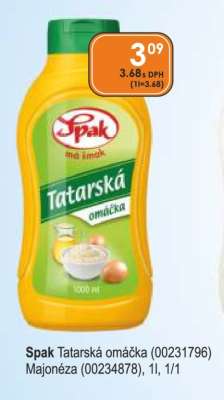 Spak tatárska omáčka