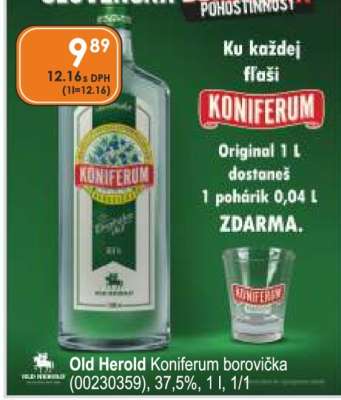 Old Herold Koniferum borovička