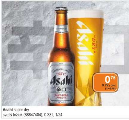 Asahi super dry