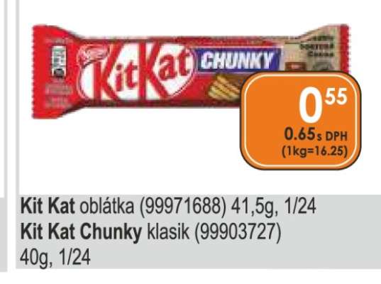 Kit Kat Chunky klasik
