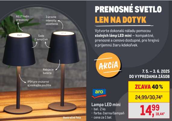 Lampa LED mini