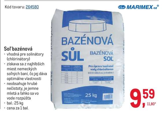 Soľ bazénová