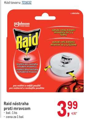 Raid nástraha proti mravcom