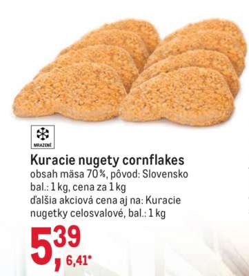 Kuracie nugety cornflakes
