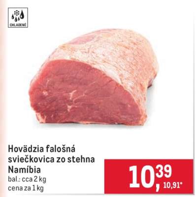 Hovädzia falošná sviečkovica zo stehna Namíbia