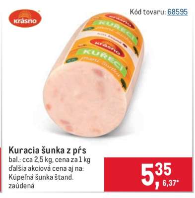 Kuracia šunka z pŕs
