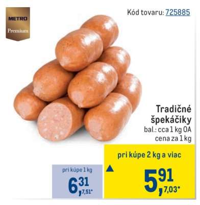 Tradičné špekáčiky