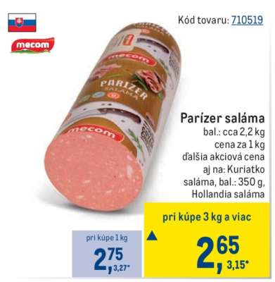 Parizer saláma