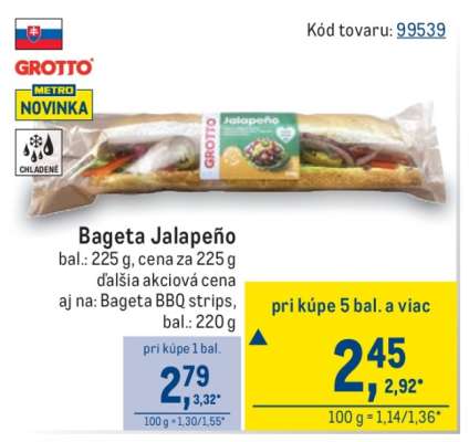 Bageta Jalapeño