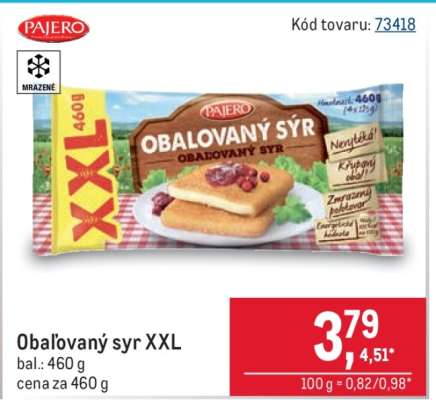 Obaľovaný syr XXL